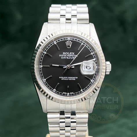 rolex datejust jubilee nero